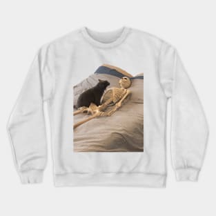 Skeleton Cat Crewneck Sweatshirt